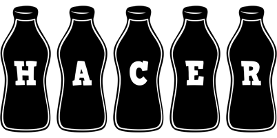 Hacer bottle logo
