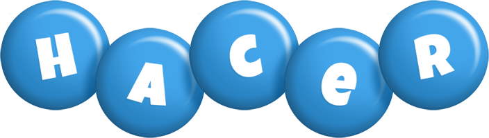 Hacer candy-blue logo