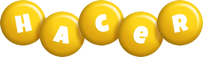Hacer candy-yellow logo
