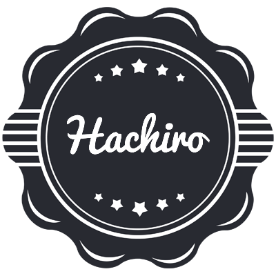 Hachiro badge logo