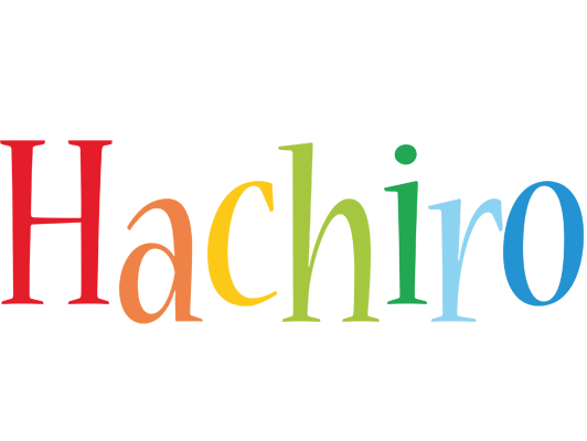 Hachiro birthday logo