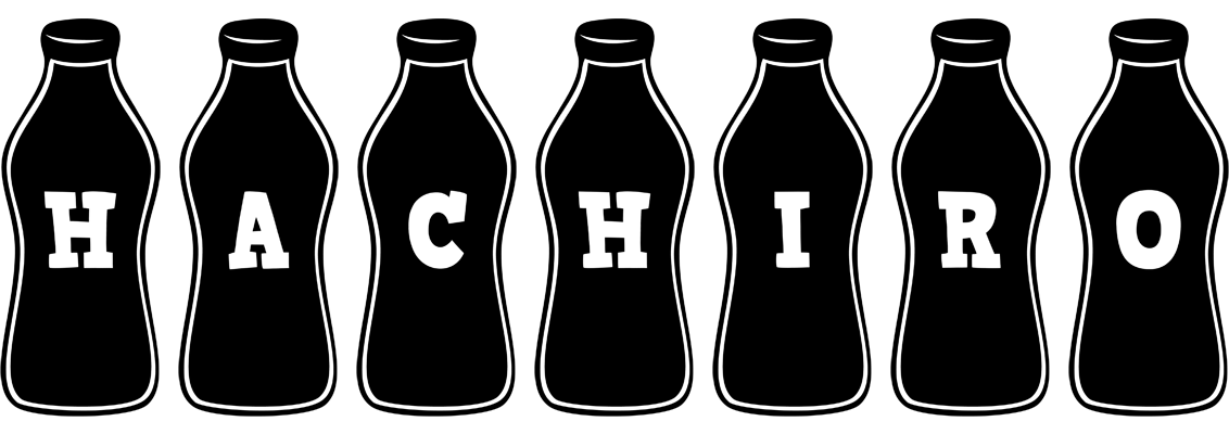 Hachiro bottle logo
