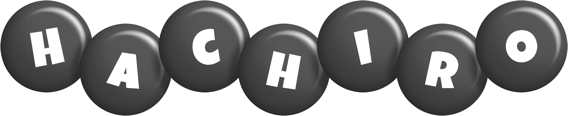 Hachiro candy-black logo
