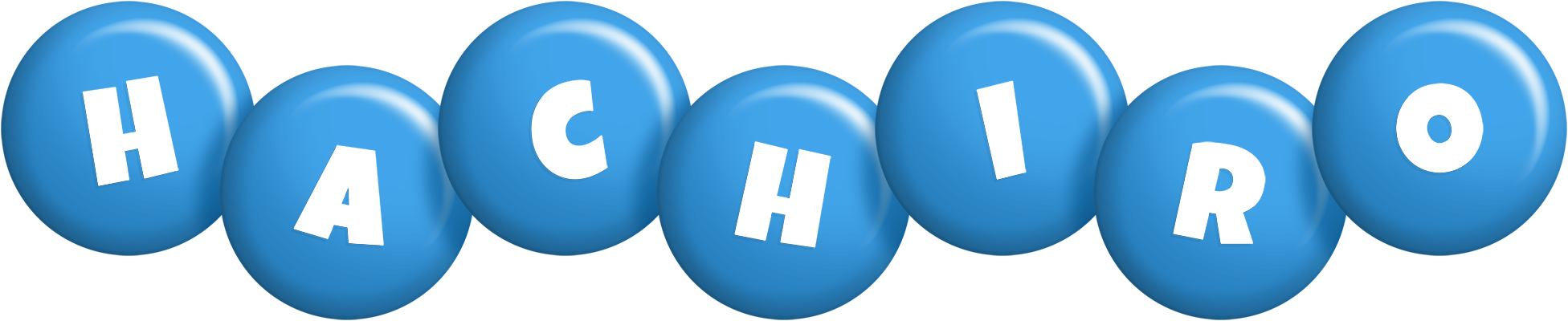 Hachiro candy-blue logo