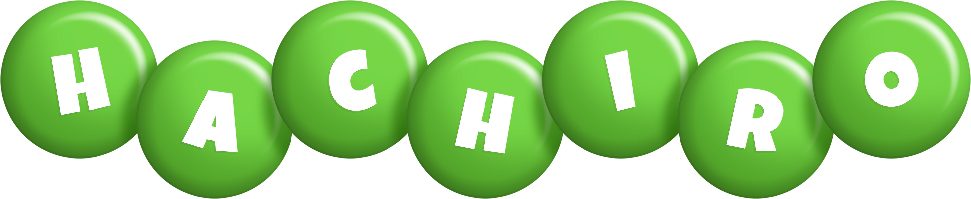 Hachiro candy-green logo