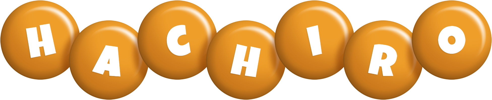 Hachiro candy-orange logo
