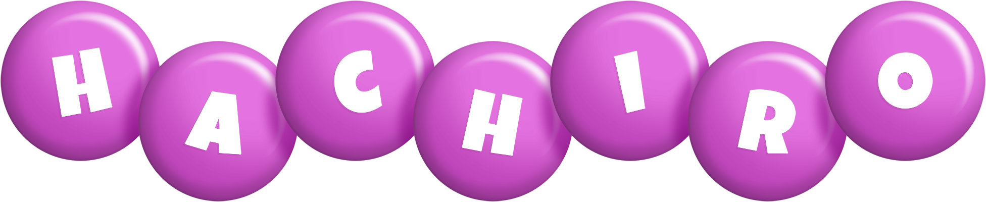 Hachiro candy-purple logo