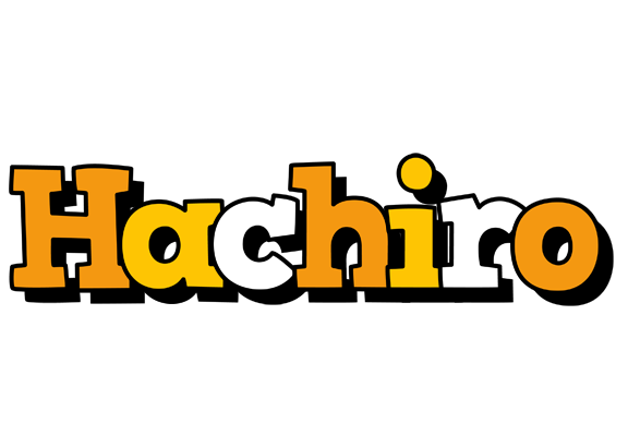 Hachiro cartoon logo