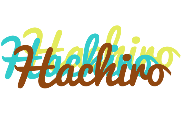 Hachiro cupcake logo