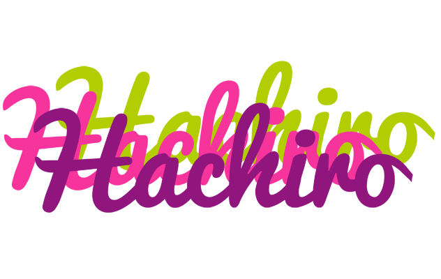 Hachiro flowers logo