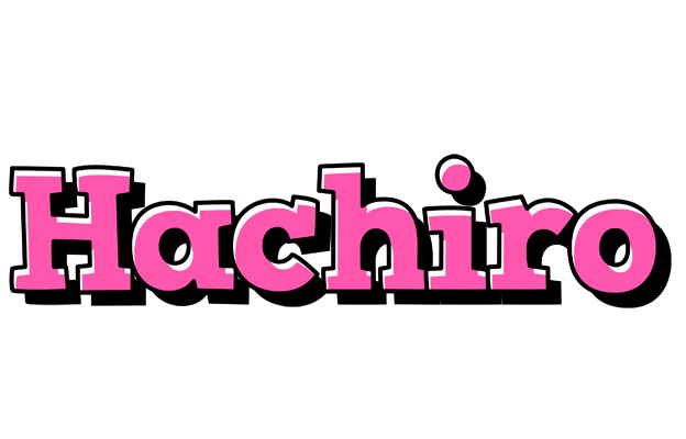 Hachiro girlish logo