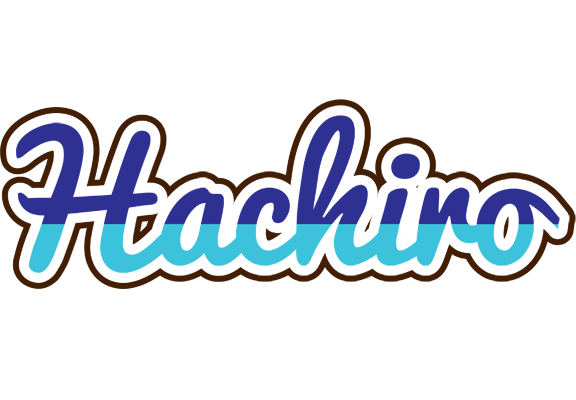 Hachiro raining logo