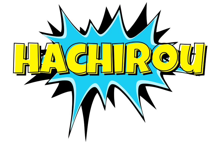 Hachirou amazing logo