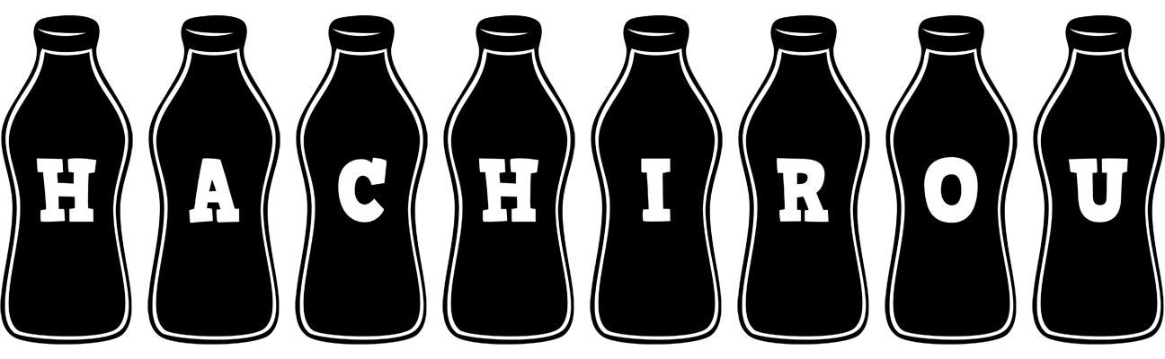 Hachirou bottle logo