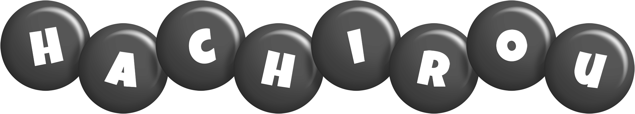 Hachirou candy-black logo