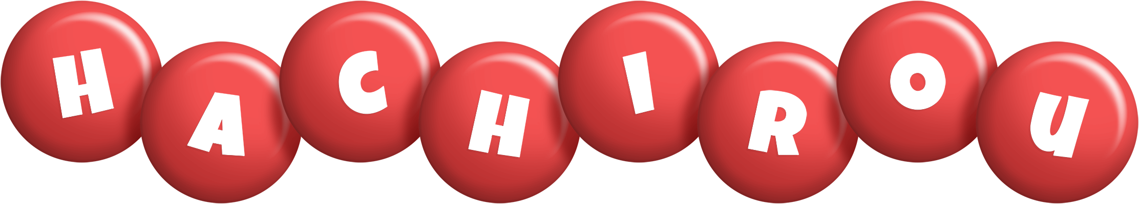 Hachirou candy-red logo