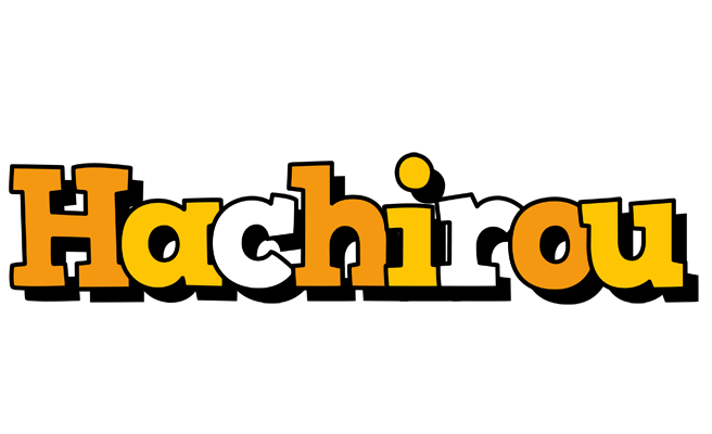 Hachirou cartoon logo