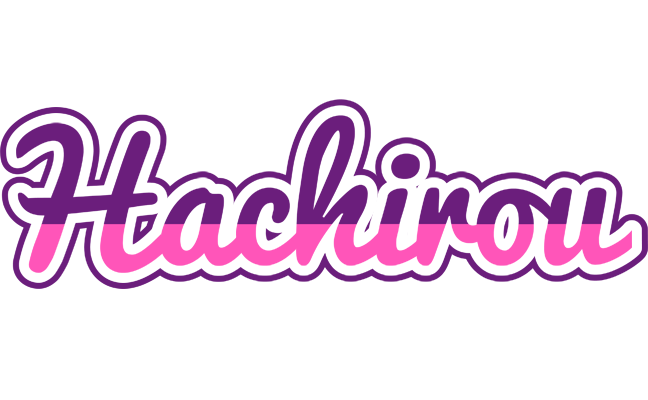 Hachirou cheerful logo