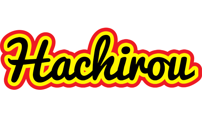 Hachirou flaming logo