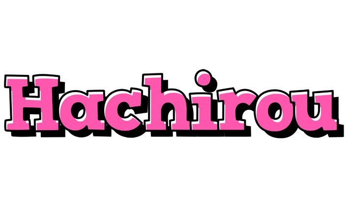 Hachirou girlish logo