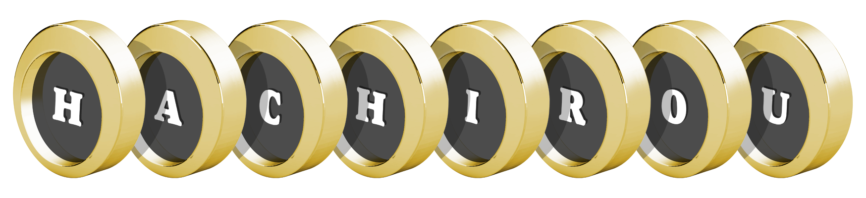 Hachirou gold logo
