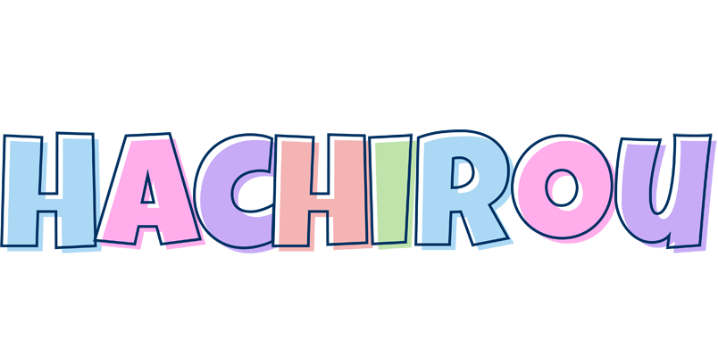 Hachirou pastel logo