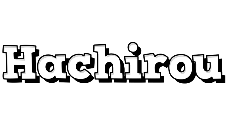 Hachirou snowing logo