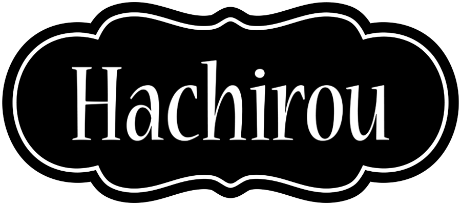 Hachirou welcome logo