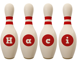 Haci bowling-pin logo