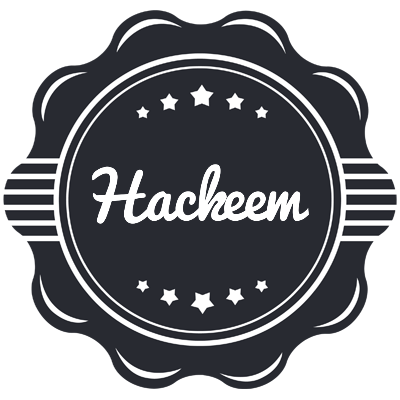 Hackeem badge logo