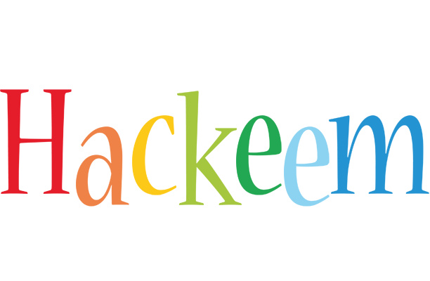 Hackeem birthday logo