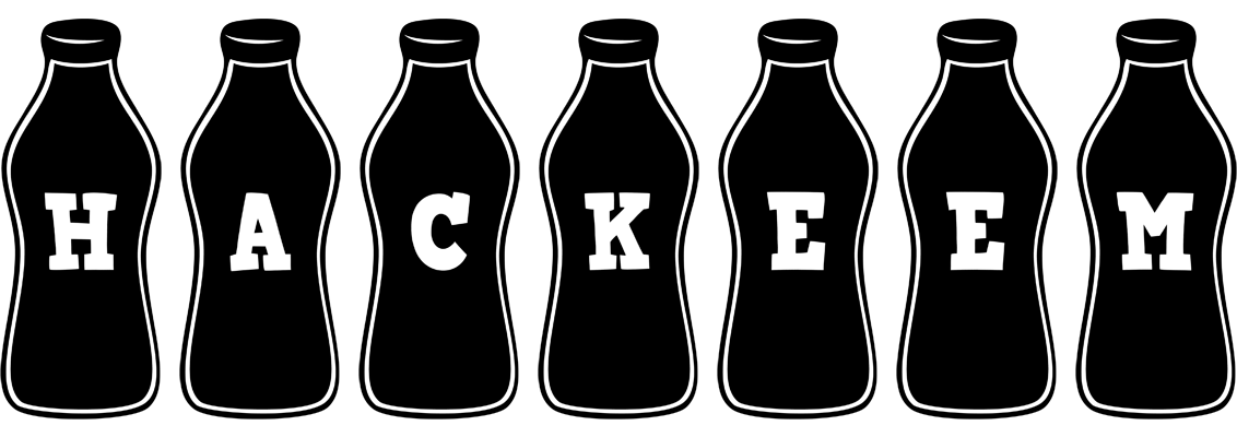 Hackeem bottle logo