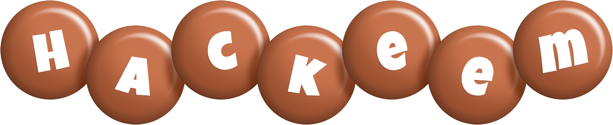Hackeem candy-brown logo