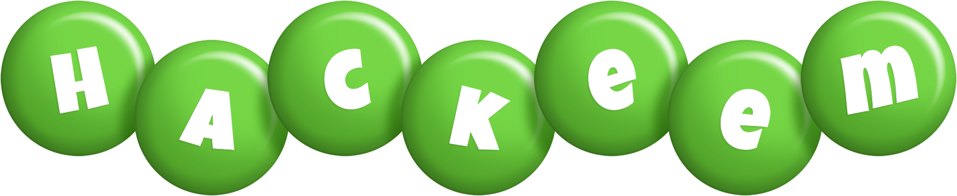 Hackeem candy-green logo