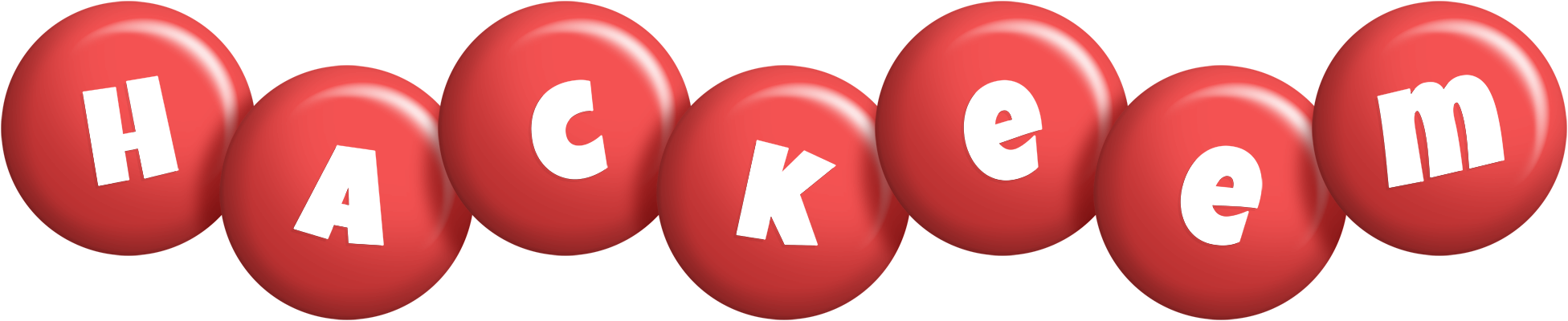 Hackeem candy-red logo
