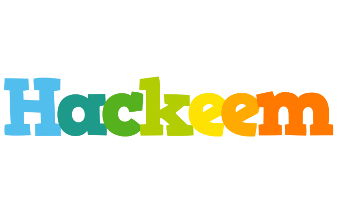 Hackeem rainbows logo