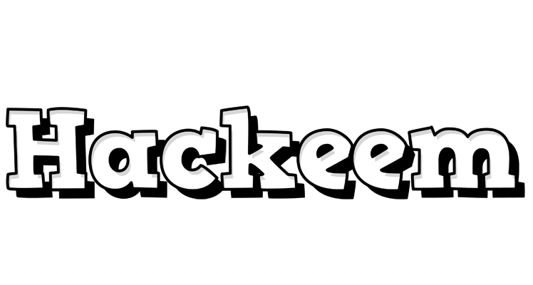 Hackeem snowing logo