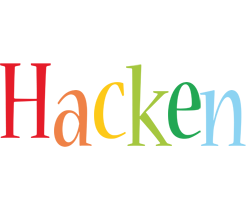 Hacken birthday logo