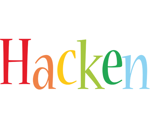 Hacken birthday logo