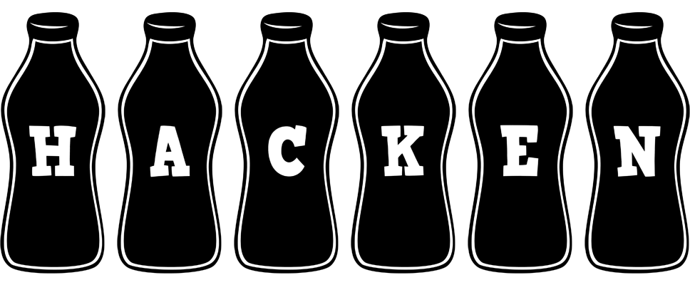 Hacken bottle logo