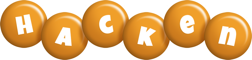 Hacken candy-orange logo