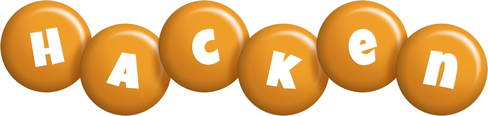 Hacken candy-orange logo