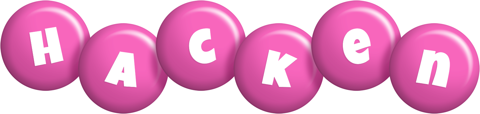 Hacken candy-pink logo