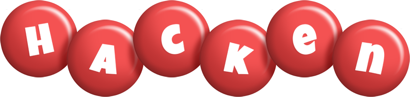 Hacken candy-red logo