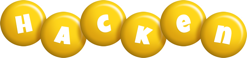 Hacken candy-yellow logo