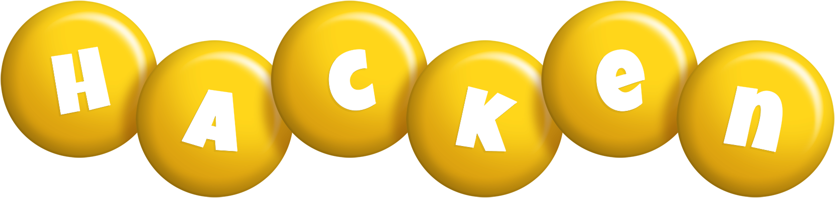 Hacken candy-yellow logo