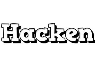 Hacken snowing logo