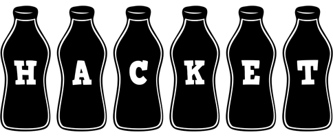Hacket bottle logo