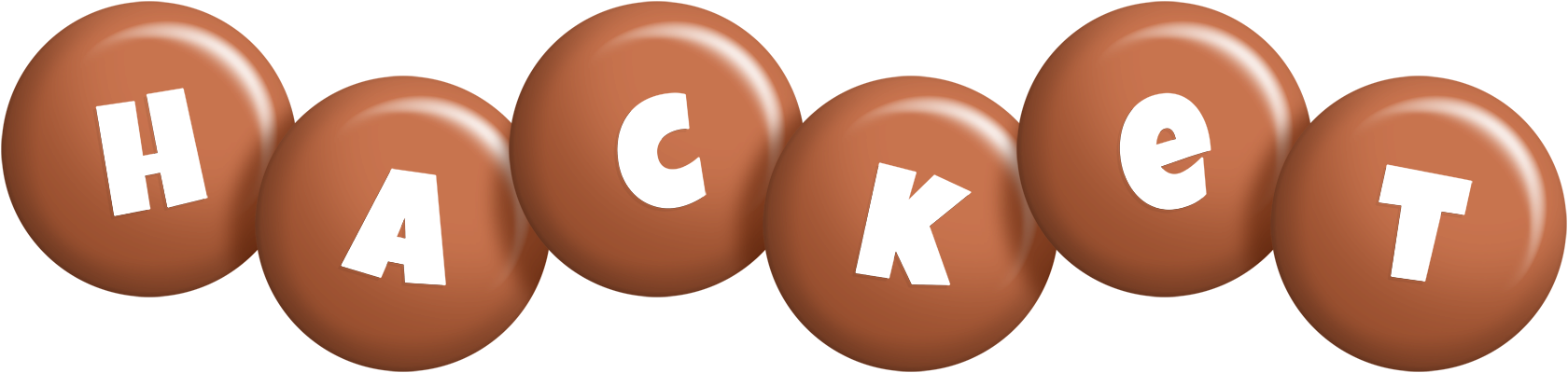Hacket candy-brown logo