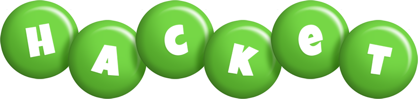 Hacket candy-green logo